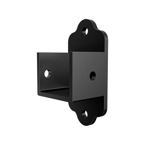 aluminum fence wall mount brackets|wall mount fence post bracket.